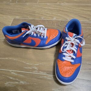 Nike Vibrant Blue and Orange Sneakers